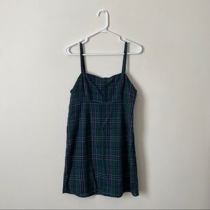 Plaid urban outfitters mini dress